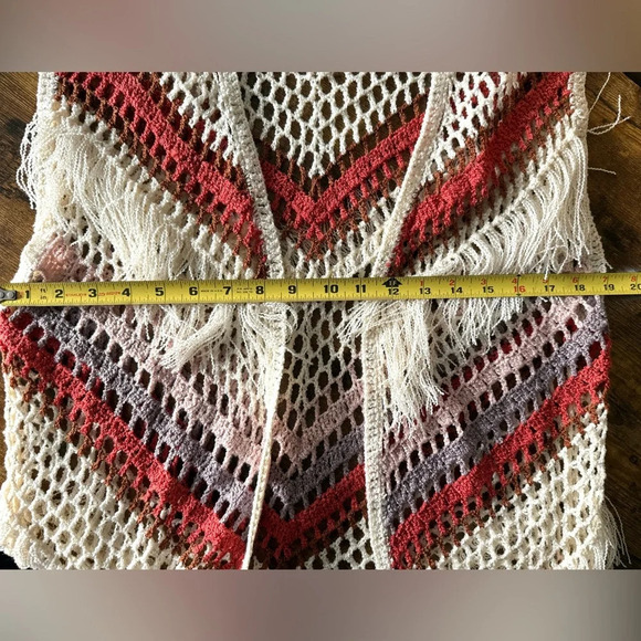 POL by Anthropologie Sleeveless Crochet Duster - Size S - Picture 5 of 10